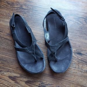 Black New Savannah Midnight Woman Thongs Flip Flop size 7